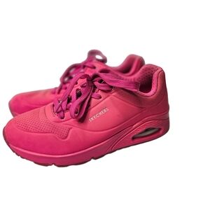 Skechers Uno Air Cool Memory Foam Women's Hot Pink Sneakers Size 7.5